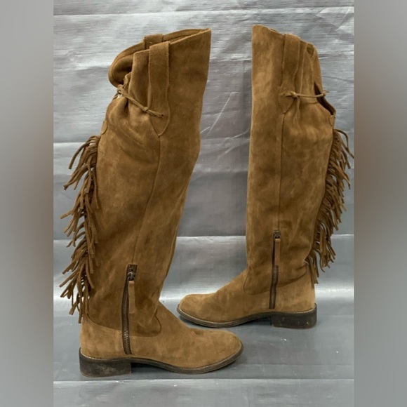 Ariat Farrah Fringe Western Boot knee high size 9.5 - Picture 6 of 7